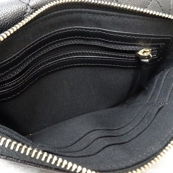 CHANEL Authentic Black Caviar Leather Wallet - Picture 8 of 10